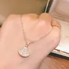 Collar de Clavícula con Forma de Abanico de Pedrería de Lujo de Alta Gama de Moda para Mujer 2025 Nuevo al por Mayor