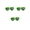 Accesorios de Joyería DIY Corazón Accesorios de Ojos de Muñeca West Highland Ojos de Elfo de Felpa Accesorios Colgantes de Bola de Pelo