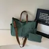 Bolso Tote Súper Popular para Mujer, Gran Capacidad, Nuevo Modelo 2026, Bolso para Computadora para Viajes Diarios para Mamás, Bolso de Lona de Nylon para Estudiantes que Asisten a Clase