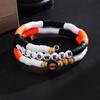 Joyería Transfronteriza Europea y Americana Pulsera de Cristal de Murciélago Simple Personalizada Traje para Fiesta de Halloween Pulsera de Letras de Aleación