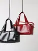 Bolso Boston de Cuero con Asa de Bolos, Moda Nueva, Diseño de Nicho, Bolso Cruzado Casual y Versátil