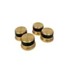 Botão de liga de alumínio de duas cores tampa de botão botão de potenciômetro botão de áudio diâmetro 26mm altura 18mm atacado