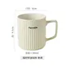 Taza de cerámica estilo japonés para niñas, vaso de bebida de pareja de verano, uso en casa y oficina, taza de café para hombres, taza de té