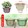Novo Molde de Vaso de Flor Hexagonal, Molde Espessado de Cimento Concreto para Bonsai DIY