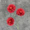 Nueva Flor Artificial de Hibisco de 3 Cabezas Boda Decoración del Hogar Arreglo Flor de Seda Hecha a Mano Adornos de Flores Artificiales Transfronterizos Venta al por Mayor
