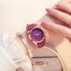 GUOU/Reloj europeo antiguo para mujer, sencillo, para estudiantes, tendencia de ocio, reloj para mujer, resistente al agua, ambiente de moda, cinturón, calendario
