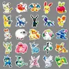 50 Piezas de Pegatinas de Anime Japonés Pokemon Pegatinas Decorativas Impermeables de Dibujos Animados Pokemon de Gran Venta para Bricolaje