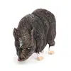Figura Realista de Cerdo Vietnamita Modelo de Animal de Granja de PVC Figura Linda de Cerdo Mascota para Niños Juguete Educativo Decoración de Escena de Granja 75 x 25 x 46 cm
