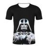 Camiseta de manga corta de verano nueva de Amazon para hombre, camiseta de cuello redondo con impresión digital 3D, camiseta de tendencia para hombre, una generación de cabello se puede configurar
