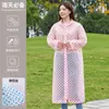 Impermeable de una pieza desechable EVA engrosado de moda con estampado completo para adulto senderismo al por mayor turismo impermeable para exteriores mujer