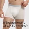 Ropa Interior para Hombre Verano Hielo Seda Ultradelgada Grande Malla en Forma de V Transpirable Sudoración Secado Rápido Entrepierna Bacteriostática 7A Ropa Interior de Seda de Hielo para Hombre