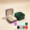 Caja cuadrada para joyería personalizada de pedidos pequeños operada por el fabricante, caja de regalo de terciopelo, accesorios para la mano personalizados, liga para el cabello, caja para pendientes con impresión al por mayor