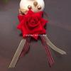 Frete grátis cerimônia de abertura corte de fita corsage boas-vindas convidado VIP rosa líder estilo chinês retrô