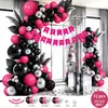 Set de globos de látex transfronterizo de Amazon en español para decoraciones de cumpleaños, artículos de fiesta y decoración de escenas de primer cumpleaños; guirnaldas de globos al por mayor