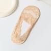 Calcetines Invisibles de Primavera y Verano, Calcetines Invisibles de Algodón con Encaje de Corte Profundo, Moda para Mujer con Pegamento Antideslizante en las Suelas, Calcetines Tipo Barco de Flor de Cerezo al por Mayor