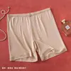 Leggings de seda de amoreira, calcinha de seda antibacteriana, saia, calças anti-luz, leggings de três pontos, calças de segurança de seda, pijamas