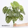 Paquete de 18 Plantas Verdes Artificiales para Decoración, Incluyendo Platanillo de Viajero, Palma Areca y Árbol del Dinero, para Decoración de Pared con Follaje Verde