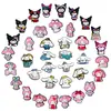 Fofo Super Fofo Hello Kitty 78 terno Sapatos Caverna Sapatos Flor Zhibixing Borracha Macia DIY Aluno croc Acessórios