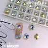 Rhinestones de Lujo de Forma Irregular de Alta Calidad para Uñas, Cristales Brillantes de Año Nuevo para Uñas, Accesorios de Copo de Nieve, Versátiles Rhinestones Ligeros 3D
