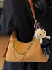 Moda Primavera 2026 Bolso de Cadena Bolso Cruzado para Mujer Bolso Retro de Axila Bolso Sencillo Casual Elegante de un Solo Hombro