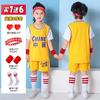 Ropa de baloncesto para niños, camiseta de manga corta para niños, ropa de entrenamiento deportiva de secado rápido para competición de jardín de infancia de verano para mujeres, ropa estampada