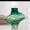 Vaso de Vidro Vale Nórdico Canyon Dinamarquês Sala de Estar Arranjo de Flores Transparente Hidropônico Luxo Leve Ornamentos de Arte Criativos de Alta Qualidade