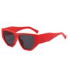 Gafas de sol de moda europeas y americanas con montura completa poligonal 2024, estilo coreano, informales, combinables, para hombres y mujeres.