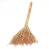 Pequeñas plántulas hechas a mano para hacer escobas para uso doméstico, envío gratis, sorgo rojo, escobas escolares engrosadas, barrer el suelo, unidades extranjeras