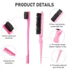 Conjunto de Pentes para Styling de 3 Peças Mais Vendido Transfronteiriço: Pente de Desfiado, Pente de Sobrancelha, Pente de Cauda, Pente de Cabelo, Conjunto de Ferramentas para Penteado