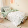 Funda Nórdica Infantil Pieza Única 100% Algodón Puro Guardería Niña Dibujos Animados Siesta 120x150 Funda Nórdica para Bebé Funda de Ropa de Cama