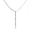 Cadena de suéter larga y redonda de moda callejera transfronteriza europea y americana, collar de metal simple con lentejuelas y borlas al por mayor