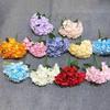 Hortensia Simulada de 5 Cabezas Seda Mallorquina Individual Flor Artificial DIY Arreglo Floral para Pasillo de Boda Flor de Techo