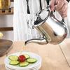 Olla para Aceite con Filtro, Acero Inoxidable Engrosado para el Hogar a Prueba de Fugas Olla para Vino, Olla de Onzas, Botella de Aceite, Suministros de Cocina Tanque de Aceite, Tarro de Condimentos