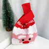 Bolsa de Feltro Transfronteiriça Nova Bolsa de Feltro de Maçã de Natal Bolsa de Presente de Doce de Árvore de Natal Bolsa de Mão de Véspera de Natal Feita à Mão