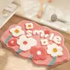 Alfombra de Piso Imitación Cachemir, Alfombrilla Absorbente Antideslizante para Baño, Fácil de Cuidar, Alfombra Decorativa para Mesita de Noche de Dormitorio, Venta al por Mayor Transfronteriza