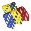 Corbata Harry Potter Estilo Universitario Niños y Niñas Campus Uniforme Escolar Sarja Rojo Amarillo Azul Verde