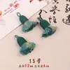 Colgante de borla mini Xizang tamaño pequeño borla mano frotar hilo de algodón texto jugar pulsera de alta calidad colgante accesorios de mano DIY
