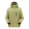 Chaqueta de dos piezas 3 en 1 para hombre, nuevo estándar nacional, chaqueta impermeable y a prueba de viento para exteriores para mujer, senderismo y montañismo