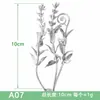 Folhas Prateadas Simuladas Acessórios de Plantas Prateados Folhas Falsas Prateadas Simuladas Acessórios para Arranjo de Flores Acessórios de Folhas de Samambaia Prateada