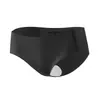 Bragas Adhesivas de Seda de Hielo de Cintura Media, Color Sólido Simple de Gama Alta, Sin Costuras, Estilo Francés Personalizado para Niñas, Estilo Delgado de Seda de Hielo de Verano