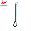 Dispositivo de Controle de Peixe Corda Anti-Perda Corda de Aço com Mola 1m Equipamento de Pesca Corda Anti-Perda Gadget Anti-Perda Vara de Pesca Anti-Embaraço