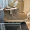 Botas Cortas Birkenstock Botas de Nieve para Mujer 2025 Nuevas de Invierno Forradas de Lana Engrosadas Suela Gruesa Antideslizante Cálidas Botas Cortas para el Noreste