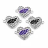 Colgante Doble K Blanca Gota de Aceite Corazón Colgante DIY Collar Pulsera Colgante Accesorios de Joyería Directo del Fabricante, Se Puede Mezclar al por Mayor para Ventas Transfronterizas