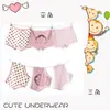 Grande Promoção Roupa Íntima Infantil Estilo Coreano Boxer Triângulo Algodão Puro Shorts de Bebê para Crianças Pequenas e Médias Sem Fecho PP Shorts Infantis