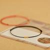 Pulsera de Cuerda Roja Benmingnian con Cuenta de Oro de la Suerte para Niños y Niñas Cuerda de Mano Tejida para Parejas Regalo de Graduación Cadena para el Pie Cuerda para el Pie