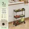 Estante de almacenamiento de acero inoxidable de espacio estrecho, organizador de espacio estrecho para refrigerador de cocina, carrito pequeño móvil para almacenamiento en el baño
