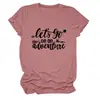 ¡Vamos a la Aventura Sitio Independiente Amazon Moda Casual Camiseta de Manga Corta con Cuello Redondo para Mujer