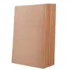 Caderno B5, Caderno de Estudante em Couro Branco, Caderno Costurado em Papel Kraft, Bloco de Notas, Caderno de Exercícios, Caderno com Grade, Caderno Simples para Estudante