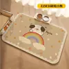 Tapete de alimentação para cães e gatos estilo cartoon, à prova de respingos e fácil de limpar, transfronteiriço; tapete de mesa adorável para animais de estimação de terra de diatomáceas; etiquetagem gratuita e dropshipping disponíveis