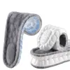 Plantillas de Invierno Cálidas con Forro de Felpa y Espesor Adicional, Plantillas Suaves y Cómodas tipo Nube, Plantillas de PU Absorbentes de Sudor y Resistentes al Olor con Sensación de Caminar sobre las Nubes para Zapatos Deportivos